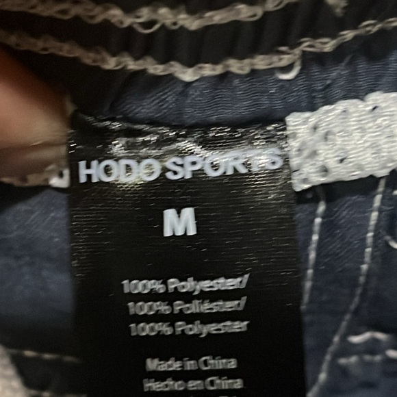 New with tags HODO SPORTS / swim trunks with liner size medium navy blue - Picture 4 of 9